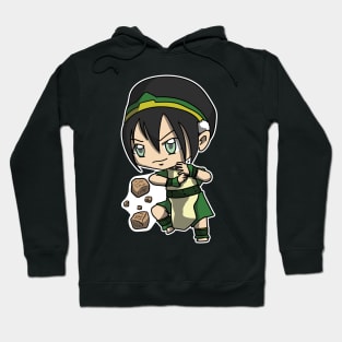 Avatar The Last Airbender Chibi Toph sticker Hoodie